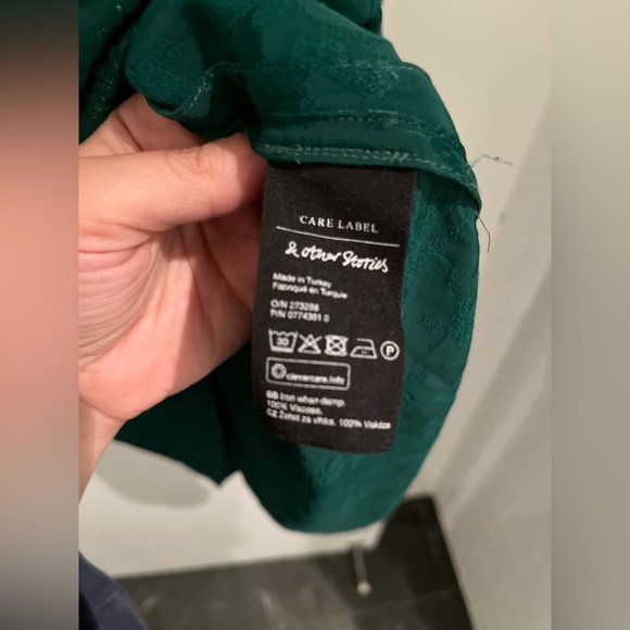 & OTHER STORIES Floral Jacquard Mini Dress size 8 - Picture 12 of 14